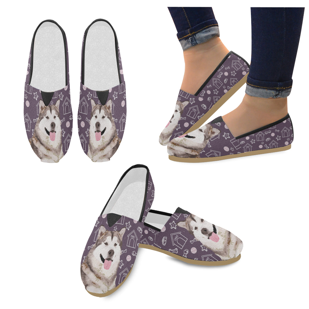 Alaskan Malamute Women’s Casual Shoes