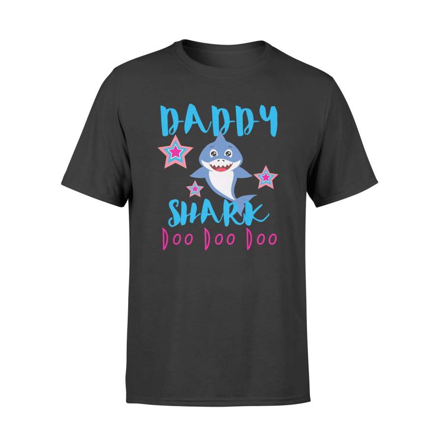 Birthday Shirt Daddy Shark  – Shark Family Tshirt – Standard T-shirt