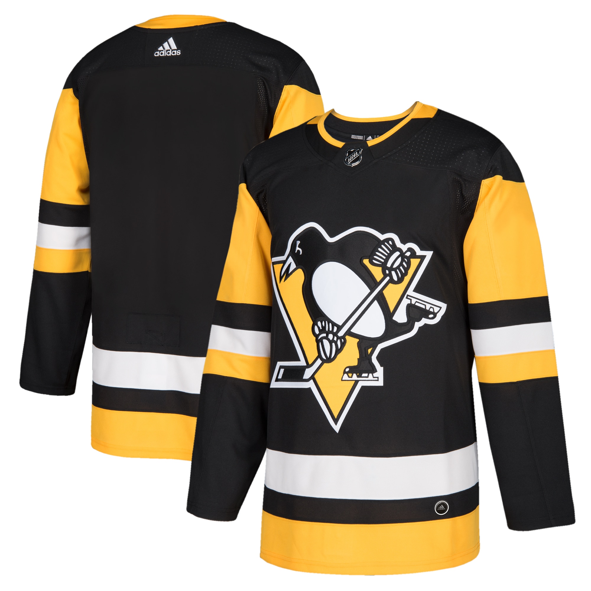 Pittsburgh Penguins Home Authentic Blank Jersey – Black