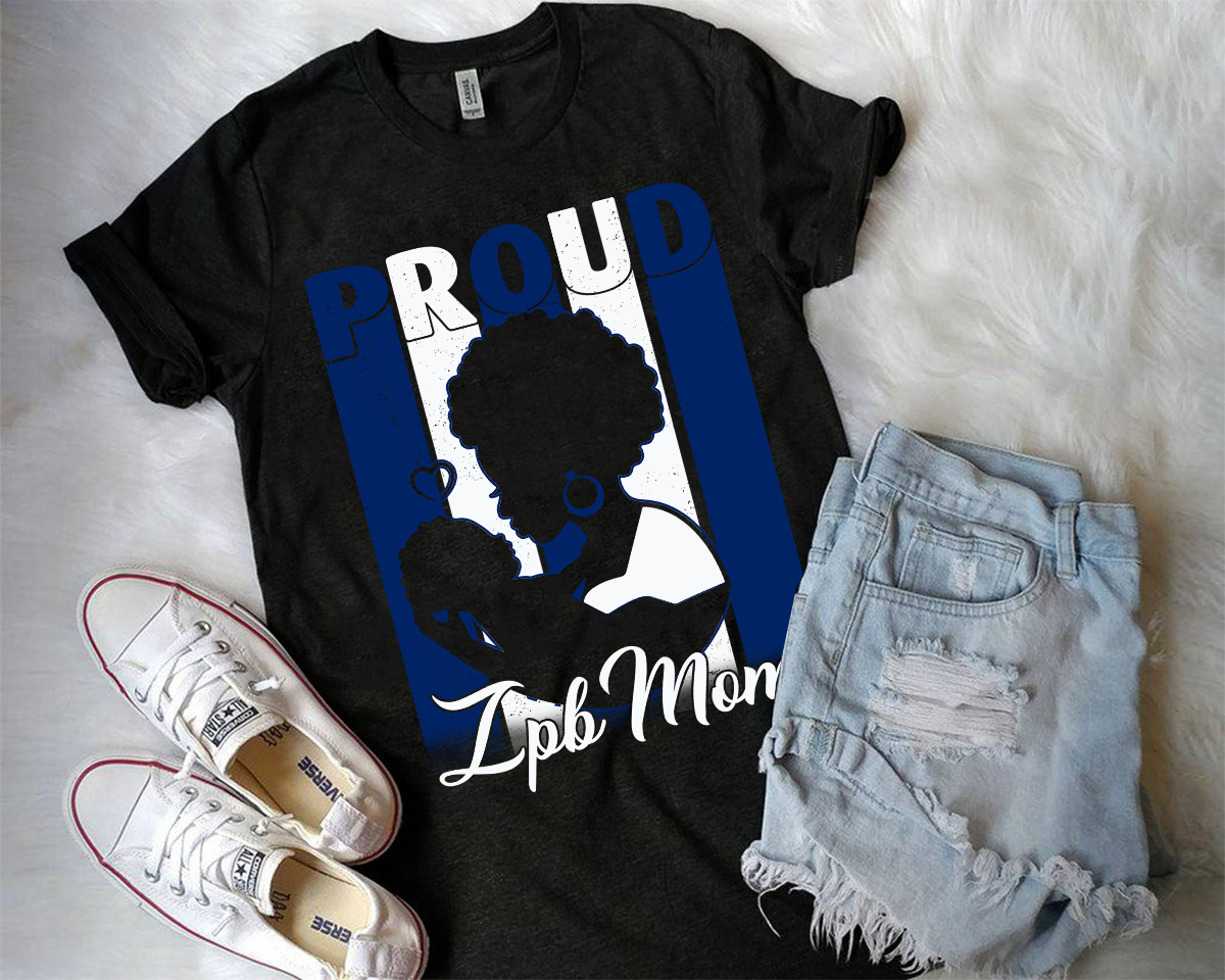 Proud Zeta Phi Beta Mother 2D T-shirt