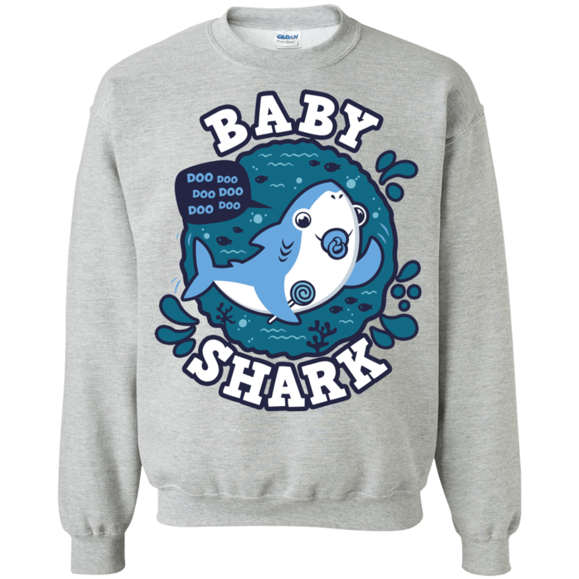 Shark Family Trazo – Baby Boy Chupete Crewneck Sweatshirt