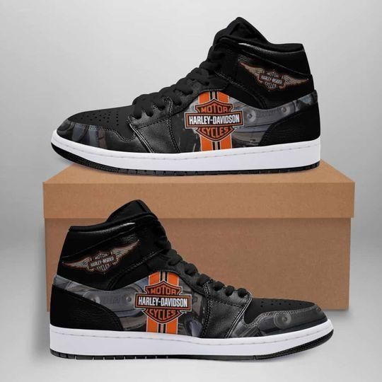 Harley Davidson Motocycle Air Jordan Shoes Sport Sneakers