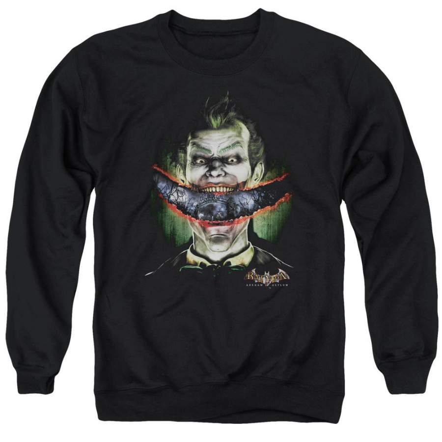 Batman Aa – Crazy Lips Adult Crewneck Sweatshirt