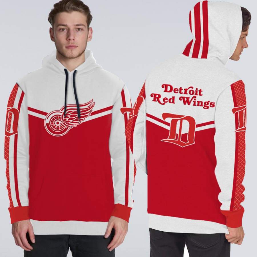 Fashion Gorgeous Fitting Detroit Red Wings Hoodie