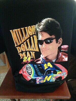 Vintage Nascar Jeff Gordon Million Dollar Man T Shirt  X Lrg 1981