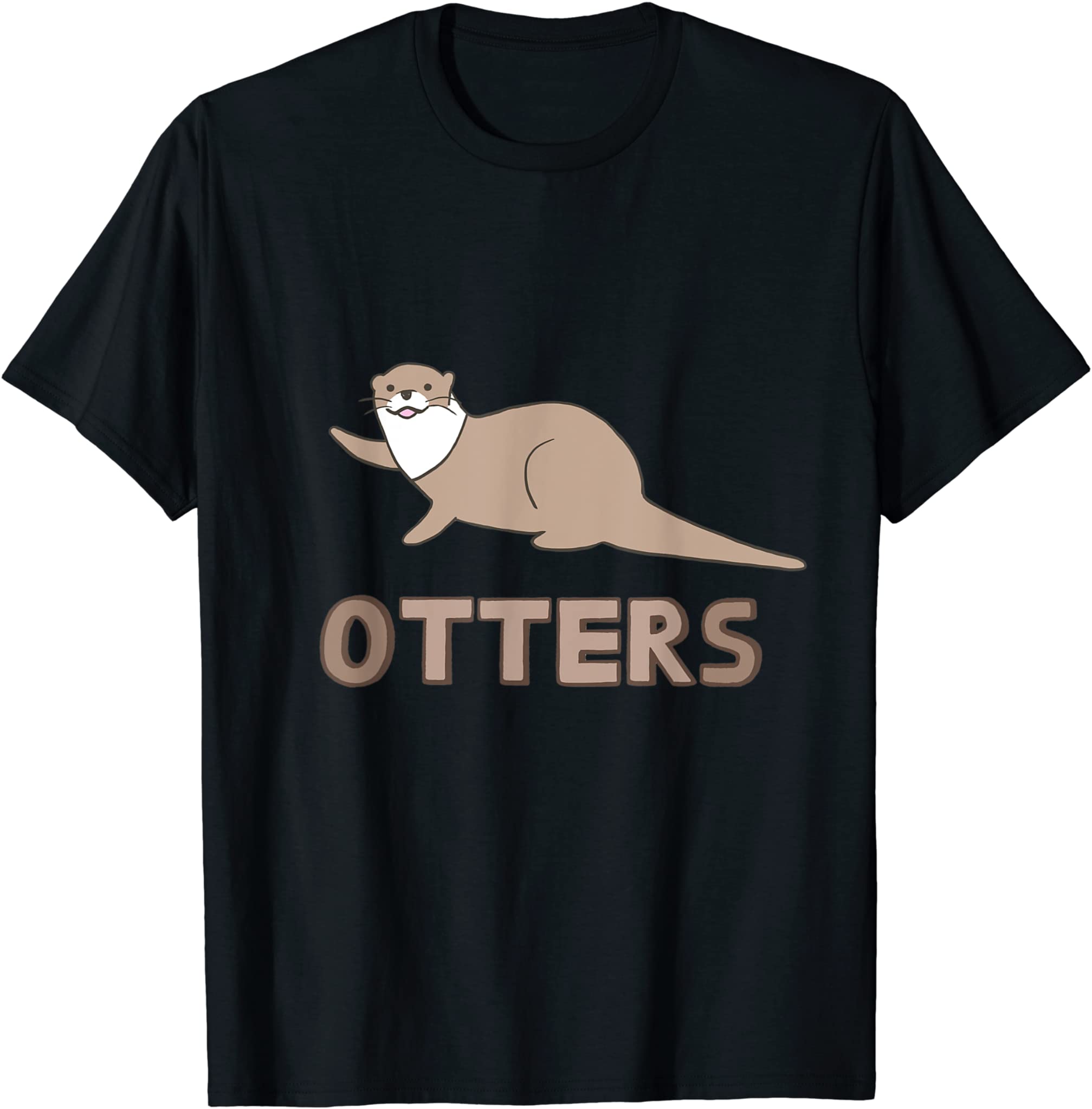 Otter ” Hello! ” – Otters Factory – Cute Picture T-Shirt