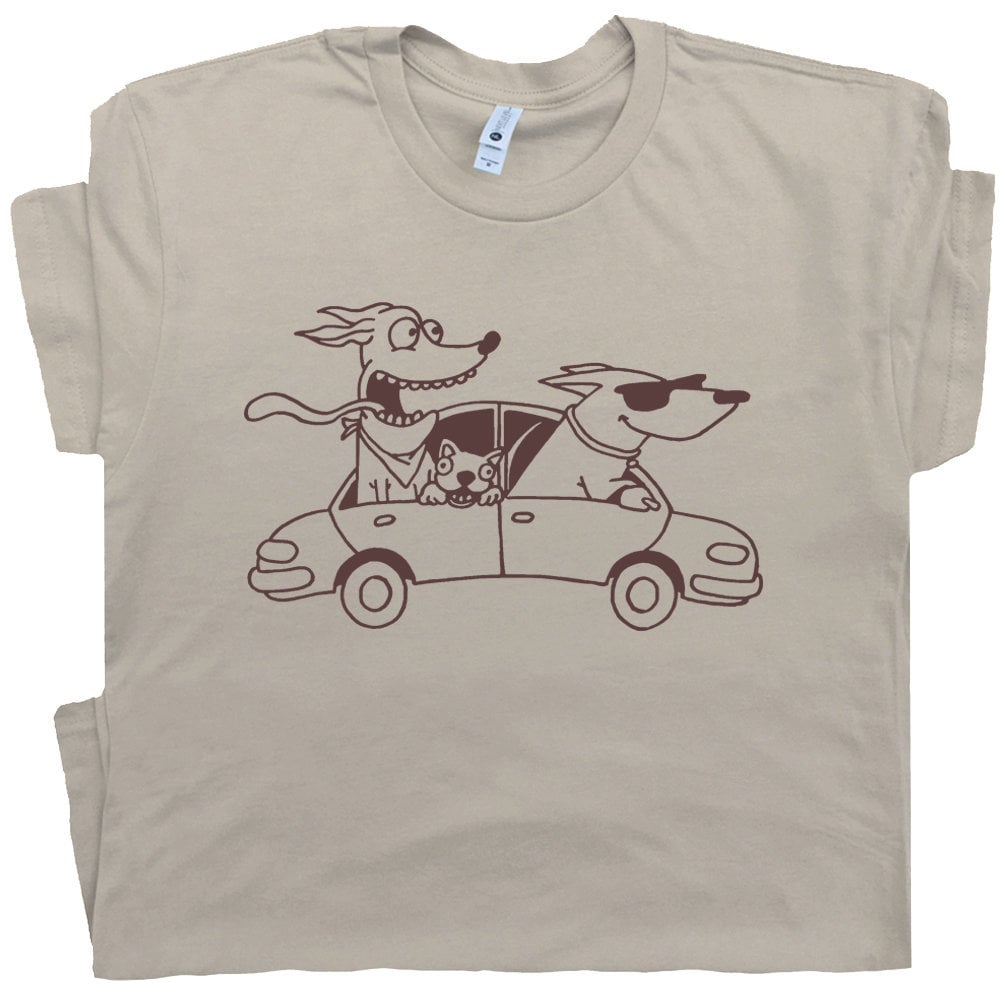 Dogs Road Trip T Shirt Funny Dog Shirt K9 Rescue Mutt Shirt Gift For Dog Owner Chihuahua Pug Labrador Shirts Adventure Pitt Bull Puppy Paws