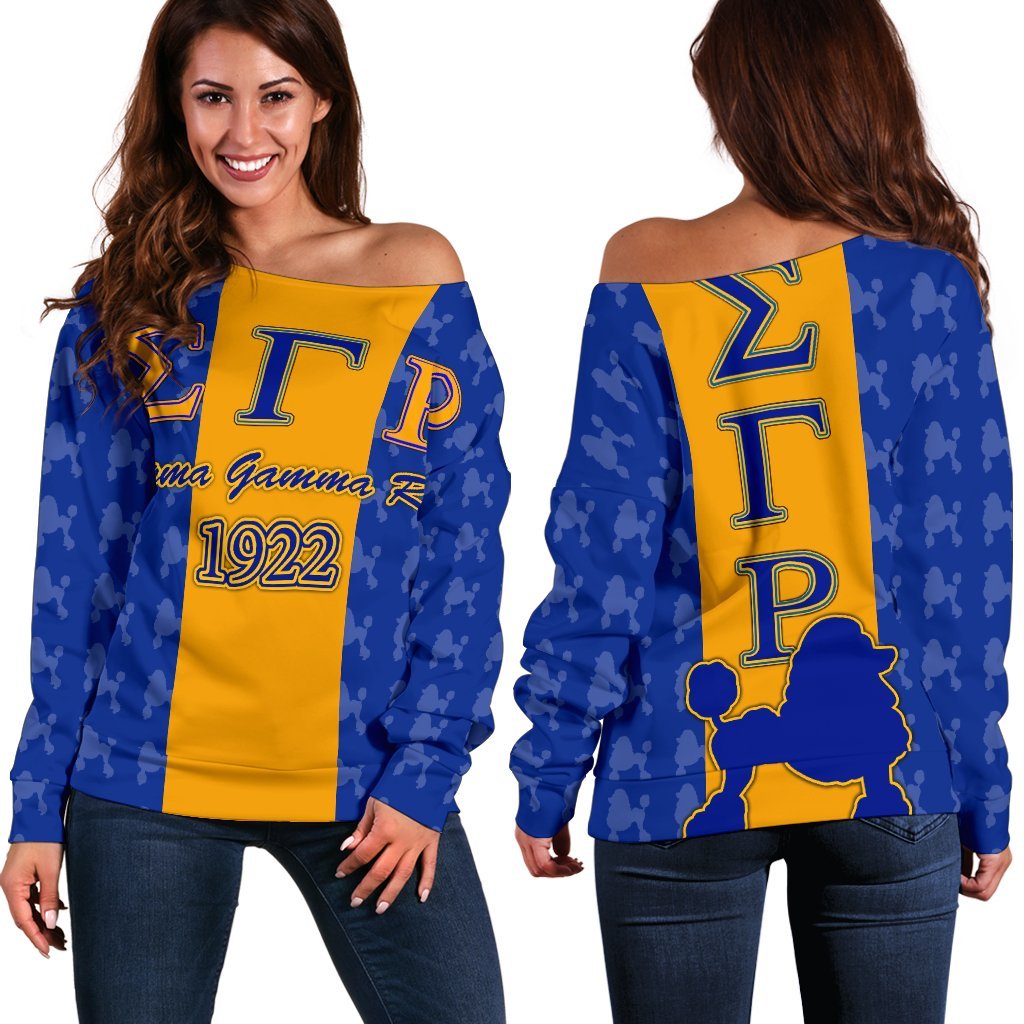 Sigma Gamma Rho Mini Poodle Shoulder Sweater