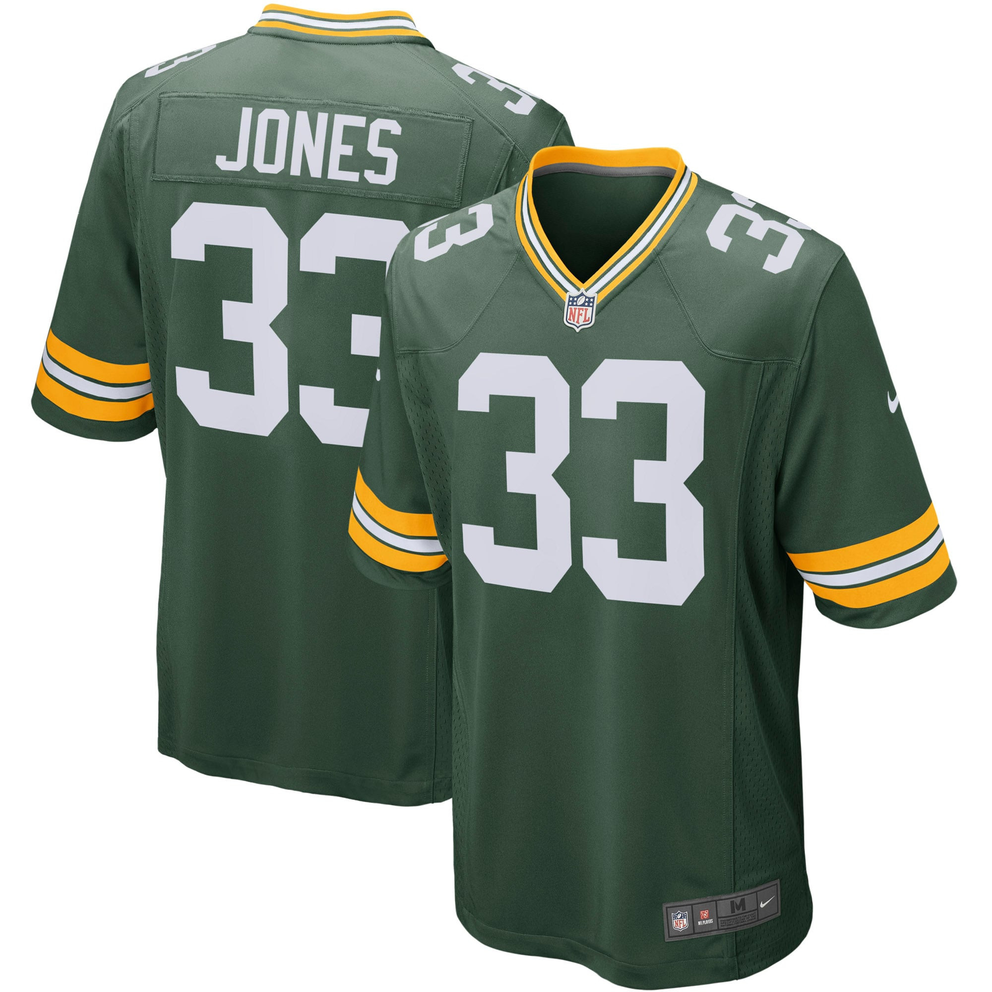 Aaron Jones Green Bay Packers Player Game Jersey – Green NFL