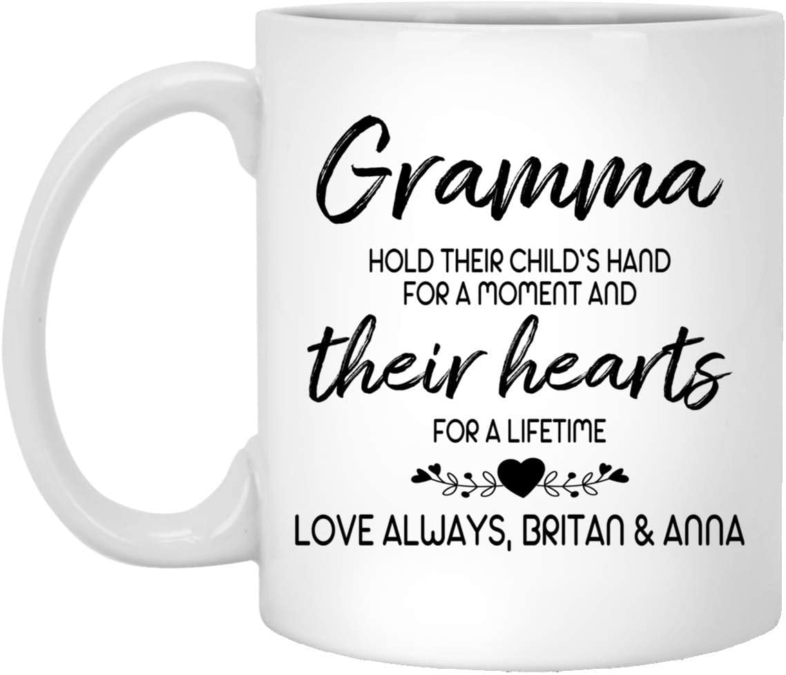 Personalized Gramma Coffee Mug – Coffee Mug For Gramma – Coffee Mug For Mothers – Family Coffee Mug – Mother’S Day Gif 11Oz