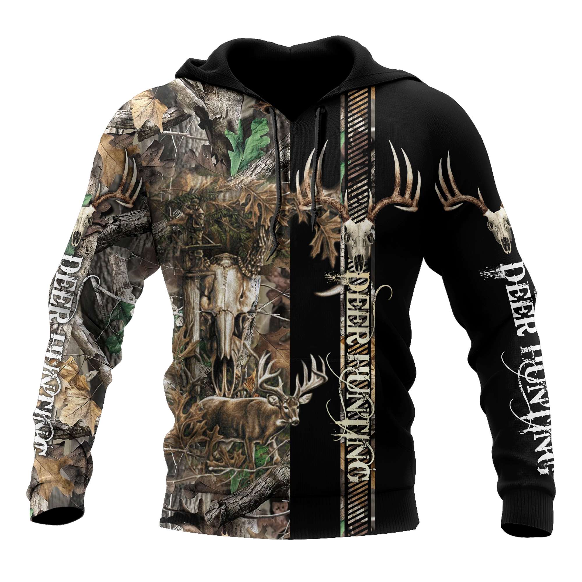 Premium Deer Hunting for Hunter Camo Forest 3D Printed Unisex Shirts