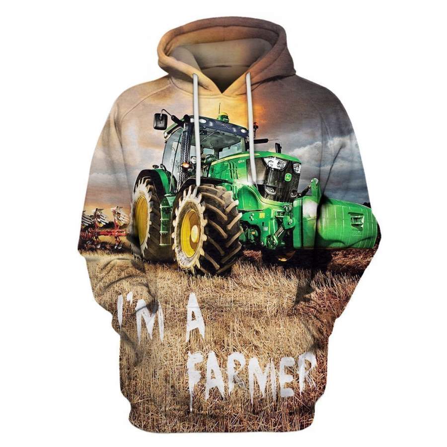 3D All Over Print Farmer Hoodie