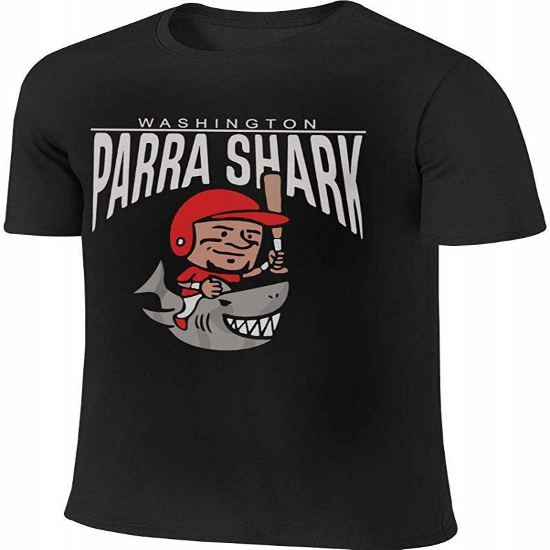 Btve Gerardo Parra Baby Shark Baseball Cool Party Black T Shirts