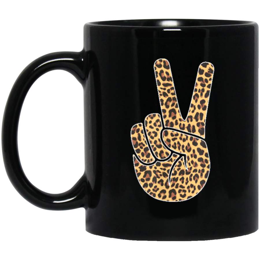 Kansas City Football Peace Sign Fan Mug