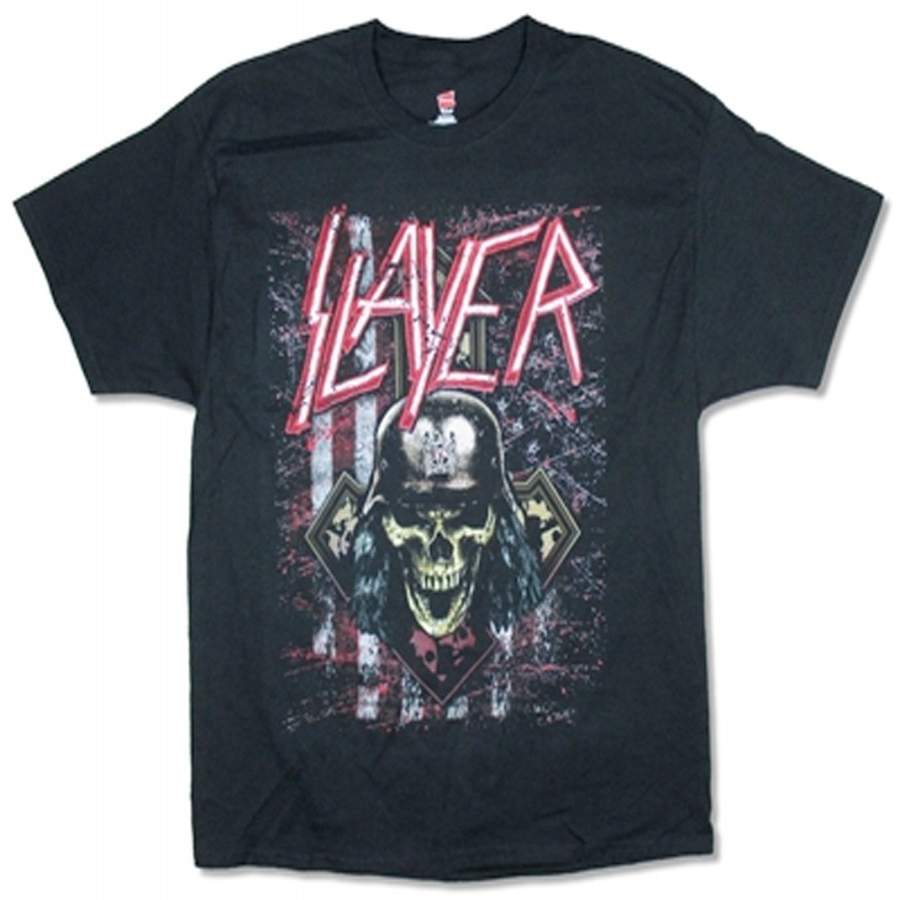 Slayer – Scratched Flag 2022 Tour – Black T-shirt