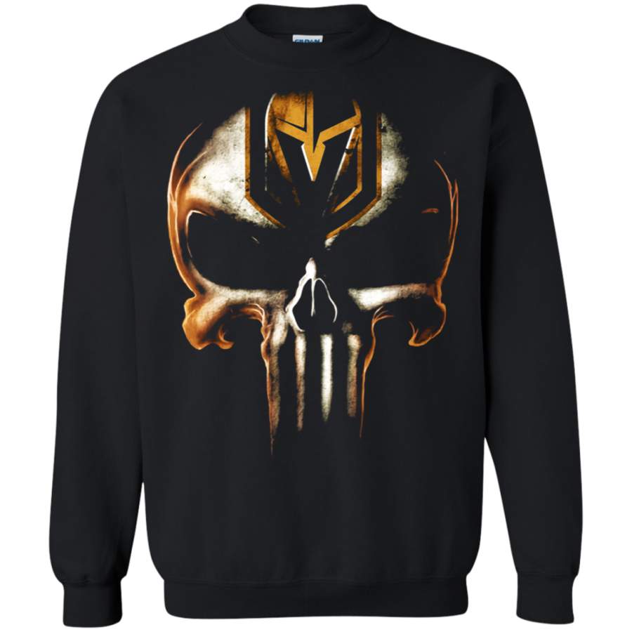 AGR Vegas Golden Knights The Punisher Mashup Ice Hockey Sweatshirt