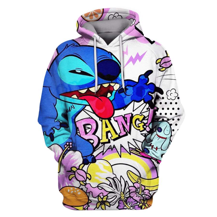 CARTOON Stitch Tshirt – Zip Hoodies Apparel