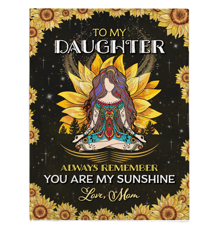 You Are My Sunshine Gift For Mom –  Gift For Mother’S Day, Mommy, Gift For Home Decor, Gift For Family  –  Fleece Blanket