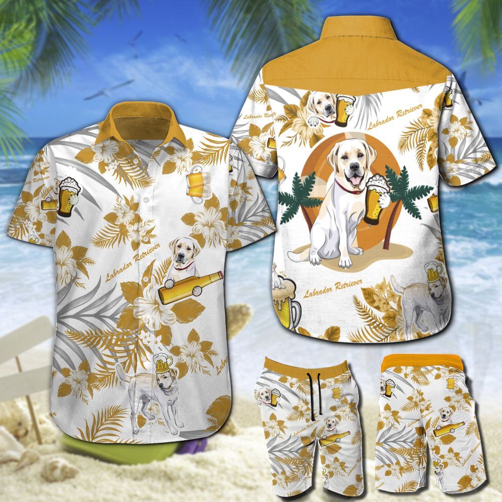 Labrador Retriever Beer Hawaii Shirt 202 Ha38000