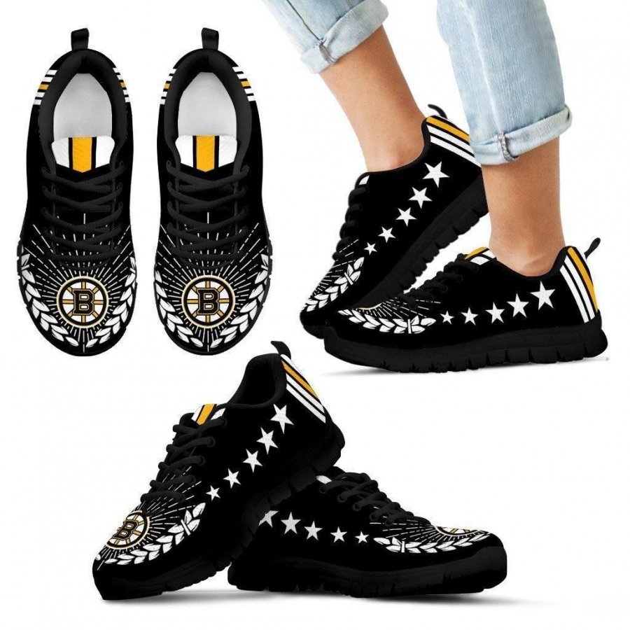 Line Of Stars Victory Boston Bruins Sneakers #691