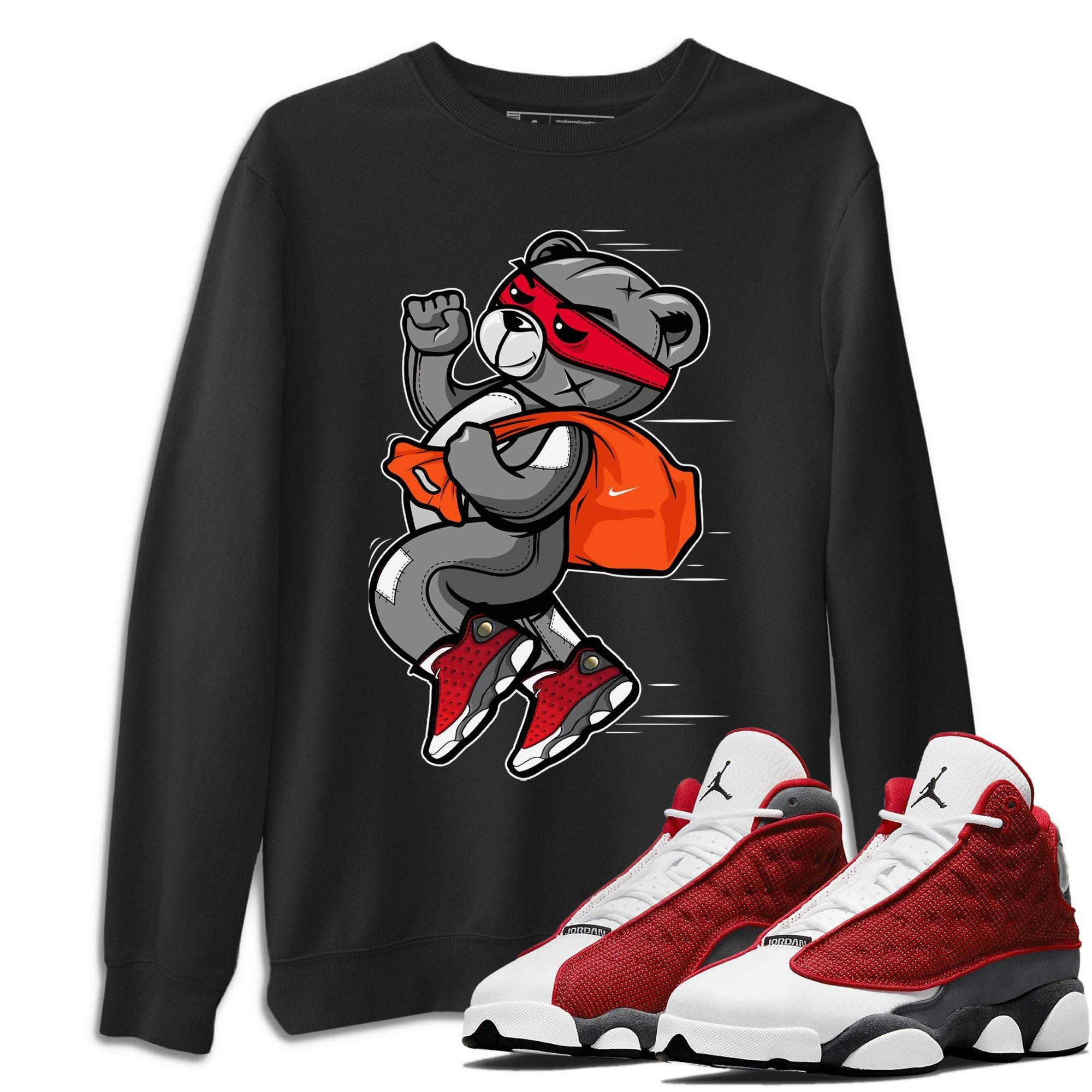 Thief Bear Sweatshirt – Air Jordan 13 Red Flint