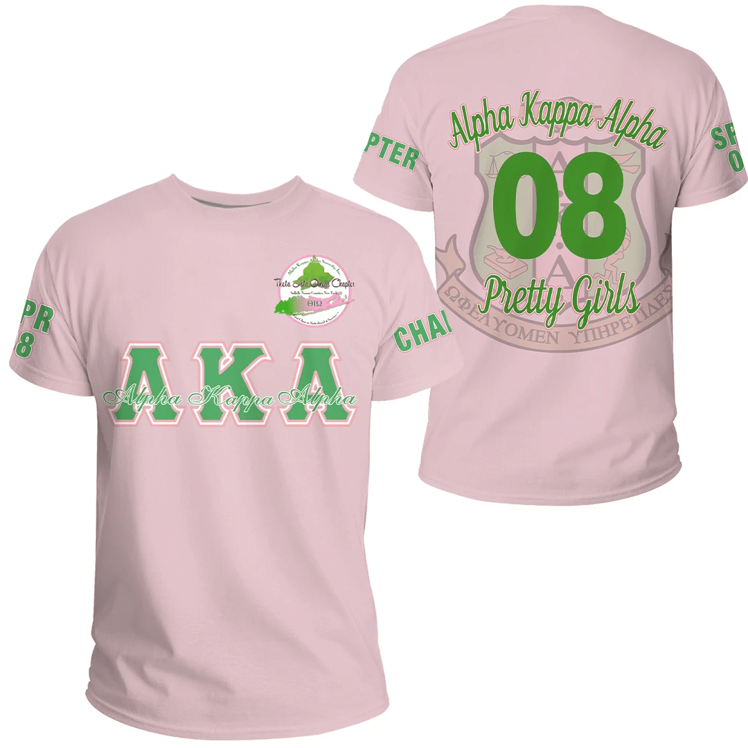 Africa Zone T-Shirt – Alpha Kappa Alpha – Theta Iota Omega Chapter Tee A7