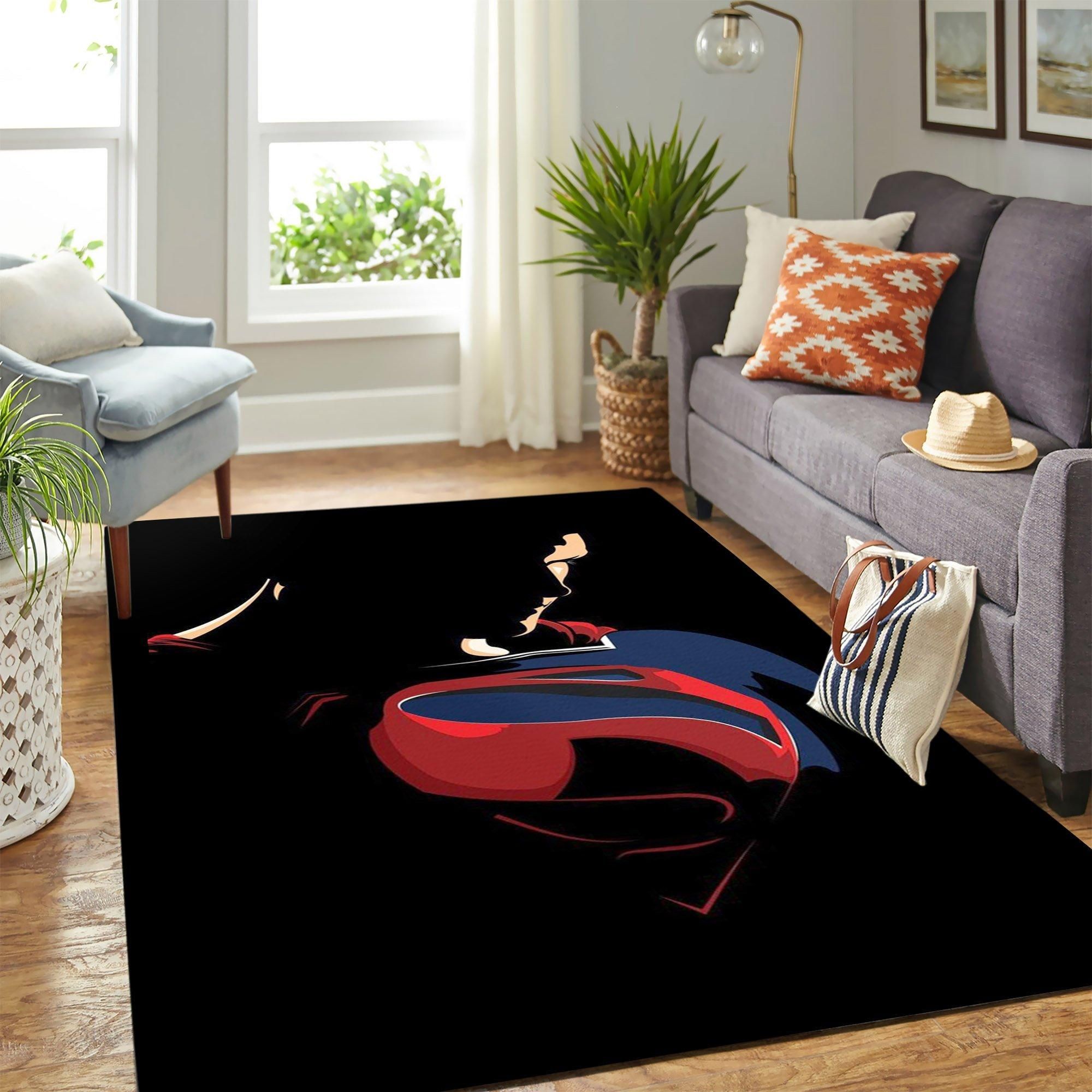 Superman Sad Area Rug Geeky Carpet – home decor – Bedroom Living Room decor