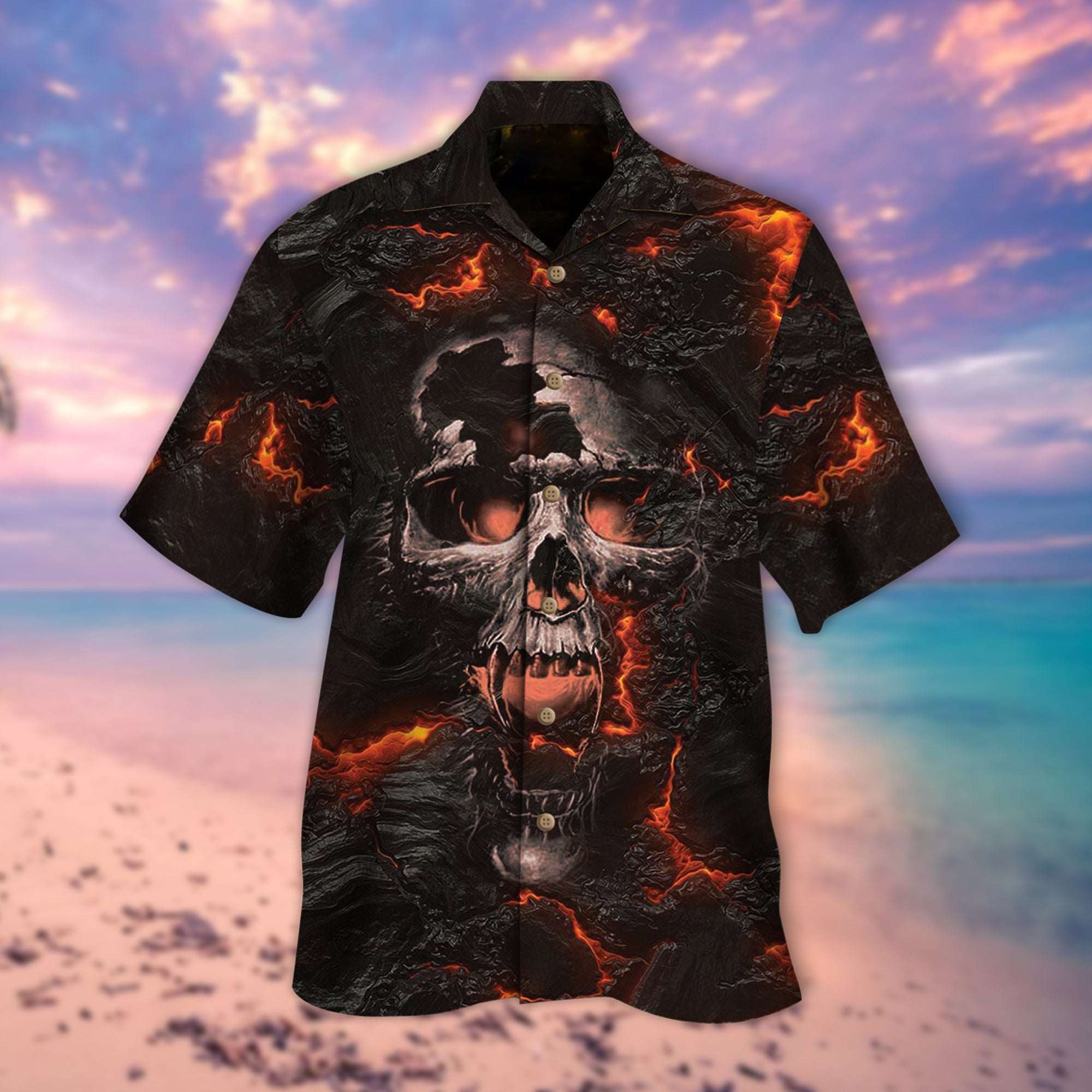 Lava Screaming Skull Hawaii Lover Hawaii Shirt For Men Women Ha36955