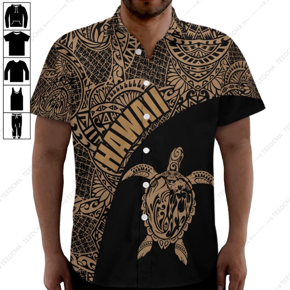 Turtle Hawaii – Polynesian Kanaka Maoli Hawaiian Shirt Plhw0038