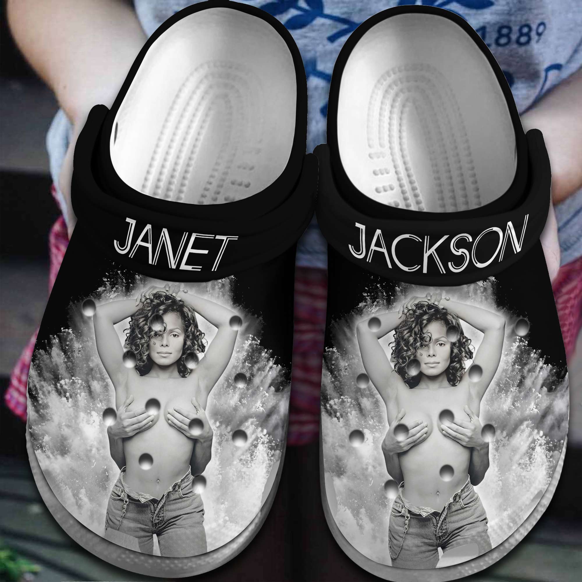 Janet Jackson Singer Music Crocss Crocband Clogs Shoes Comfortable For Men Women And Kids X0