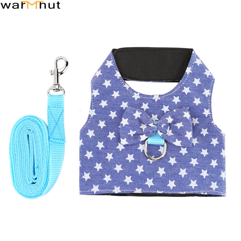 WarmHut New Arrival Cute Rabbit Harness with Leash Adjustable Bunny Harness Leash Set for Ferret Guinea Pig Kitten Small Animals alx