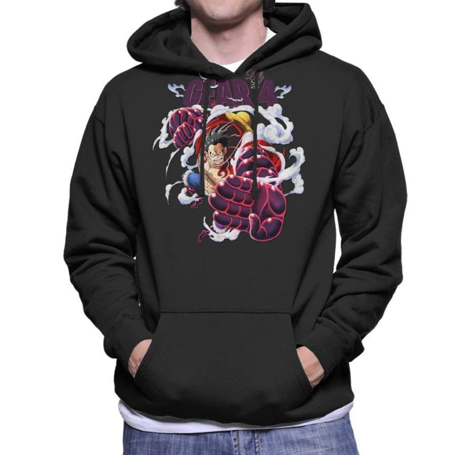One Piece Gear 4 Punch Men’s Hooded Sweatshirt