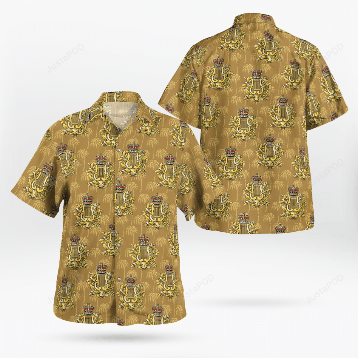 British Army Royal Corps Of Music Hawaii Shirt Ha75169