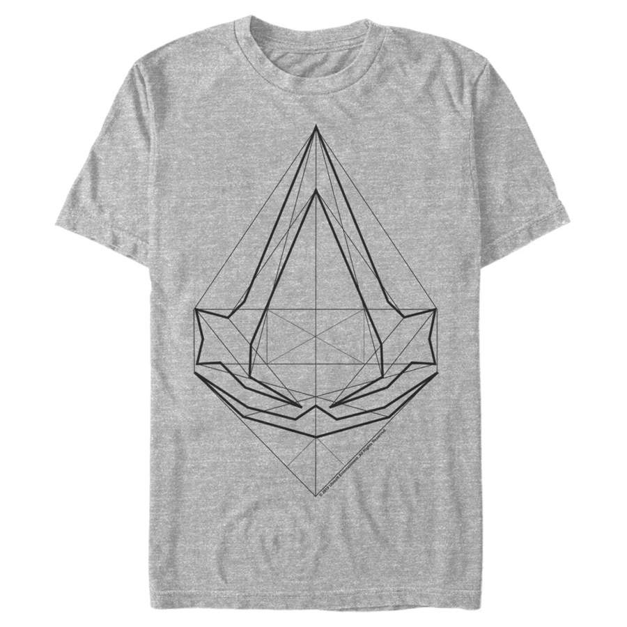 Assassin’s Creed Men’s Insignia Blueprints  T Shirt