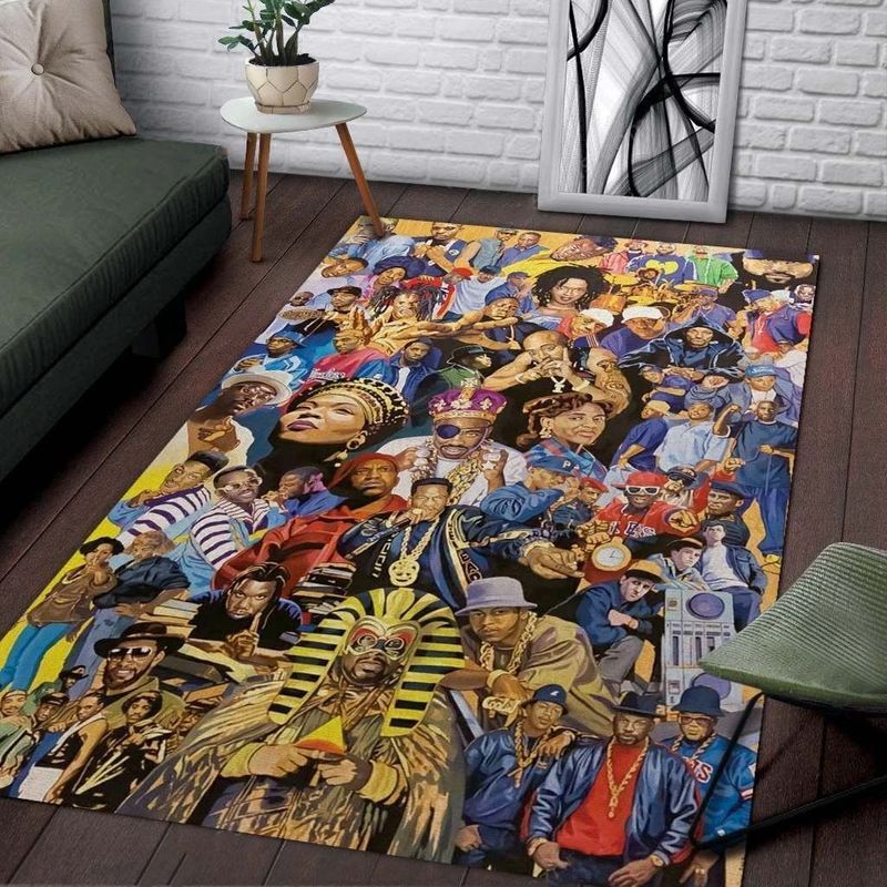 Christmas Gift Hiphop Legends Area Rug Carpet Living Room And Bedroom Rug Family Gift Us Decor