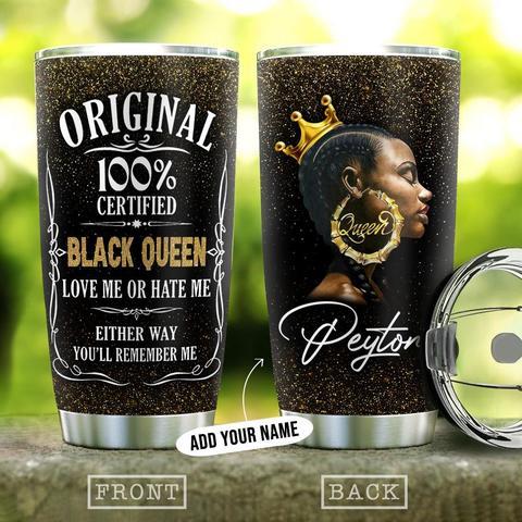 Black Queen Kd4 Personalized Stainless Steel Tumbler, Personalized Tumblers, Tumbler Cups, Custom Tumblers