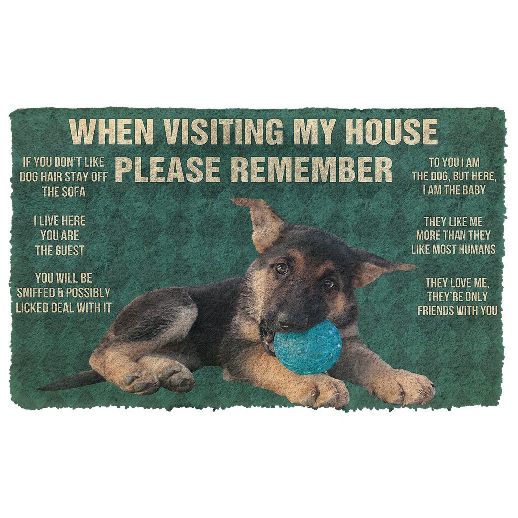 Gearhumans 3D Please Remember Custom Doormat