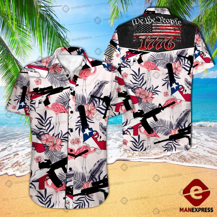 Mtp Texas United Patriot Three Percenter Hawaiian Shirt Wt Ha97667