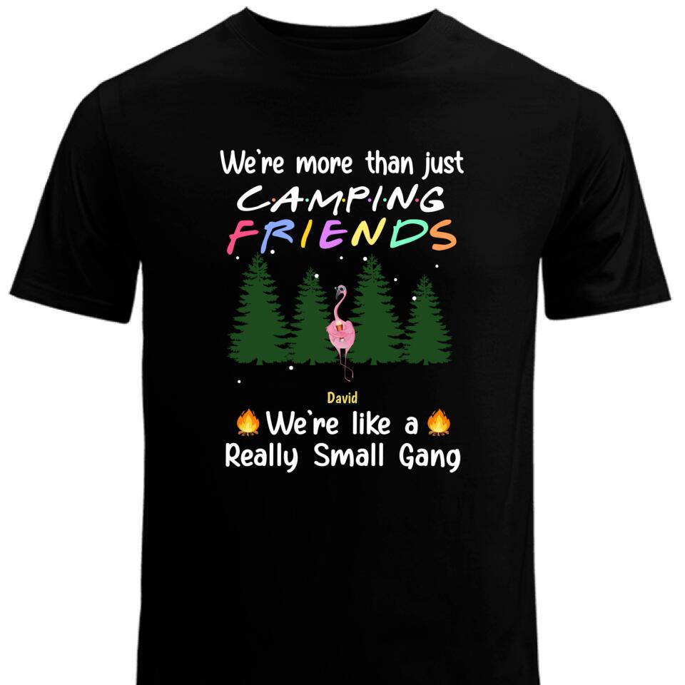 Personalized Friends Flamingo Camping T Shirts, Best Gift For Bestie – Trending Personalized