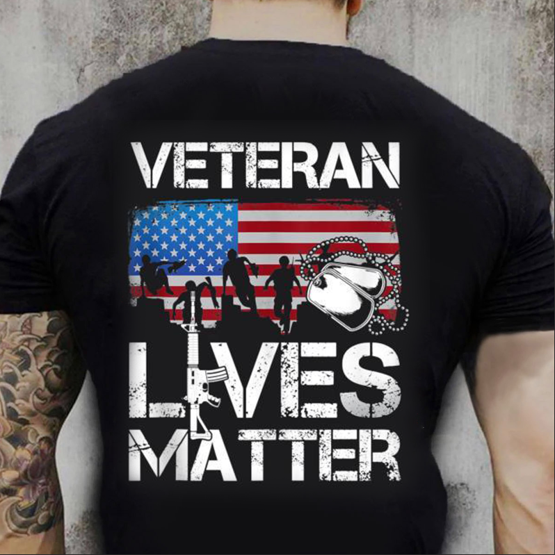 Veteran Live Matter Veteran Unisex T-Shirt