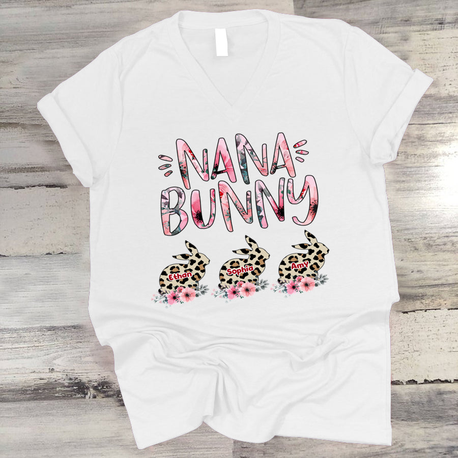 Nana Bunny Family Easter Matching Shirt