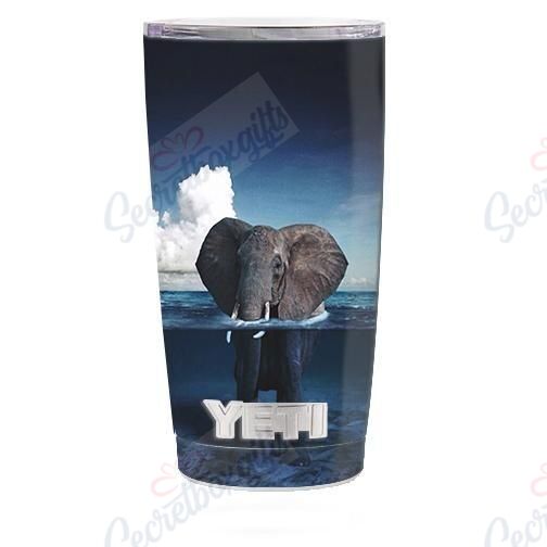 Personalized Elephant Under Water Gs-Cl-Ml2003 Stainless Steel Tumbler Travel Customize Name, Text, Number, Image