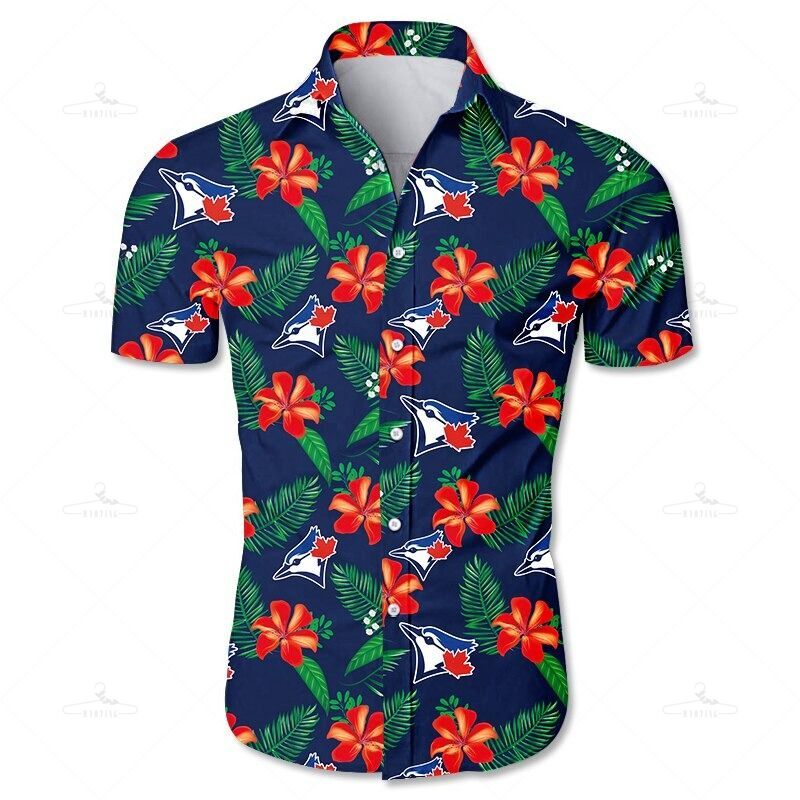 Toronto Blue Jays Hawaii Shirt Tropical Flower Gift S Ha37653