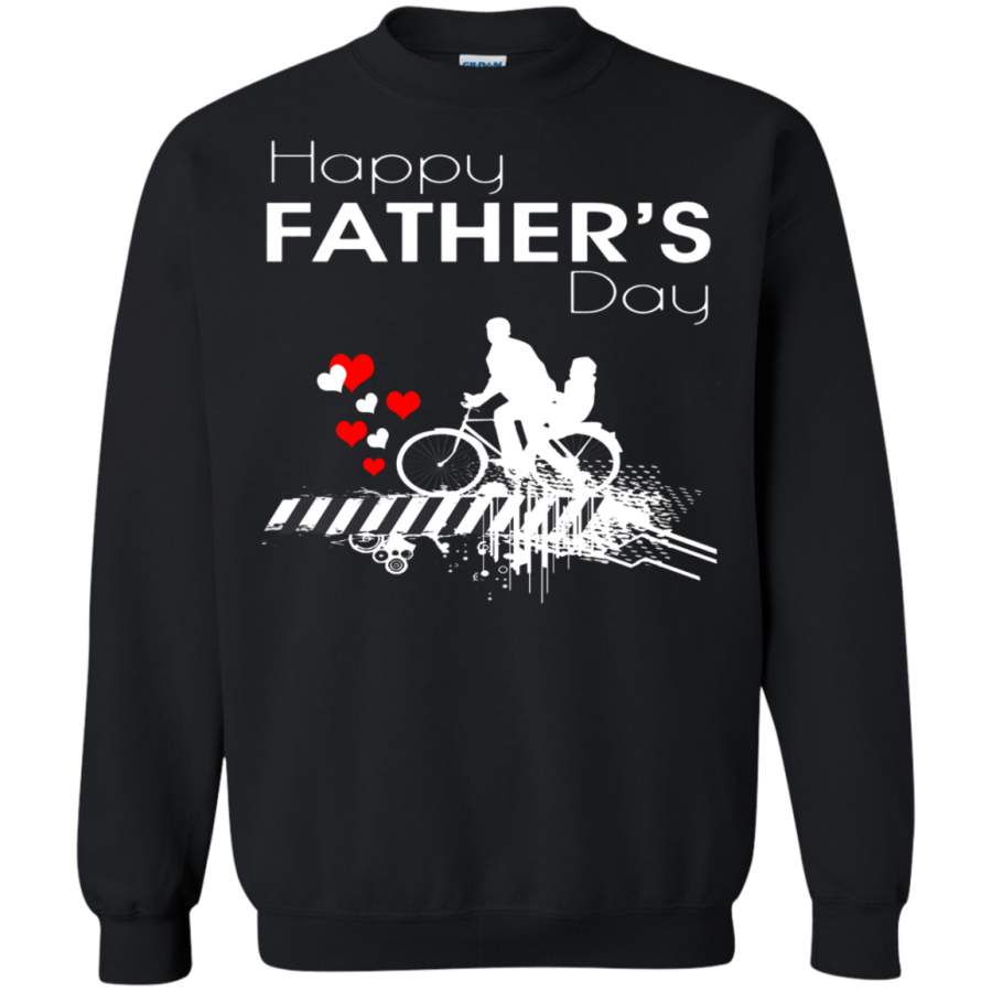 AGR Father and Son riding bike t shirt Happy father’s day Sweatshirt