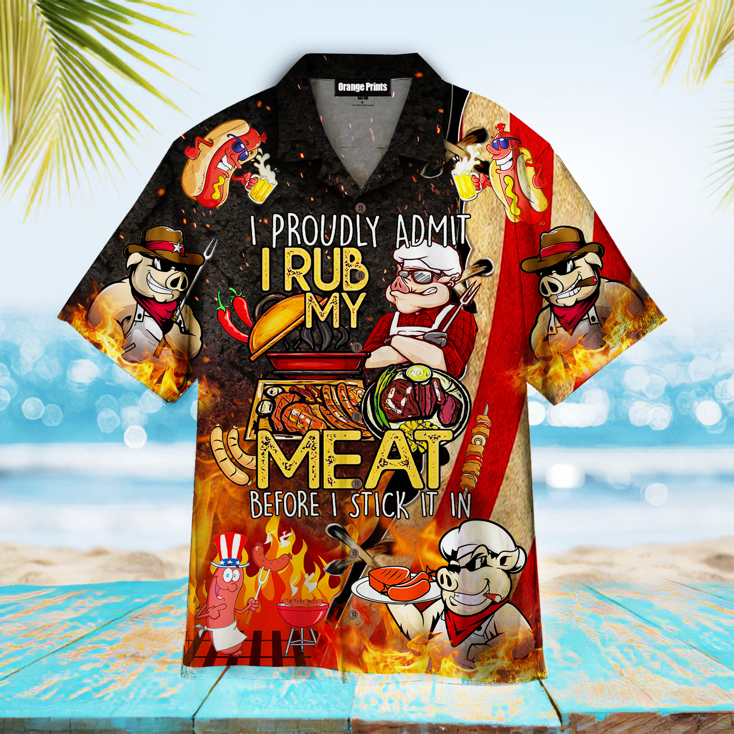 Grilling Bbq I Rub My Meat Before Stick It In Aloha Hawaii Shirts For Men And Women Ha83966