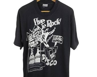 Vintage Seditionaries Punk Design Vive Le Rock Sex Pistol T-shirt 1840