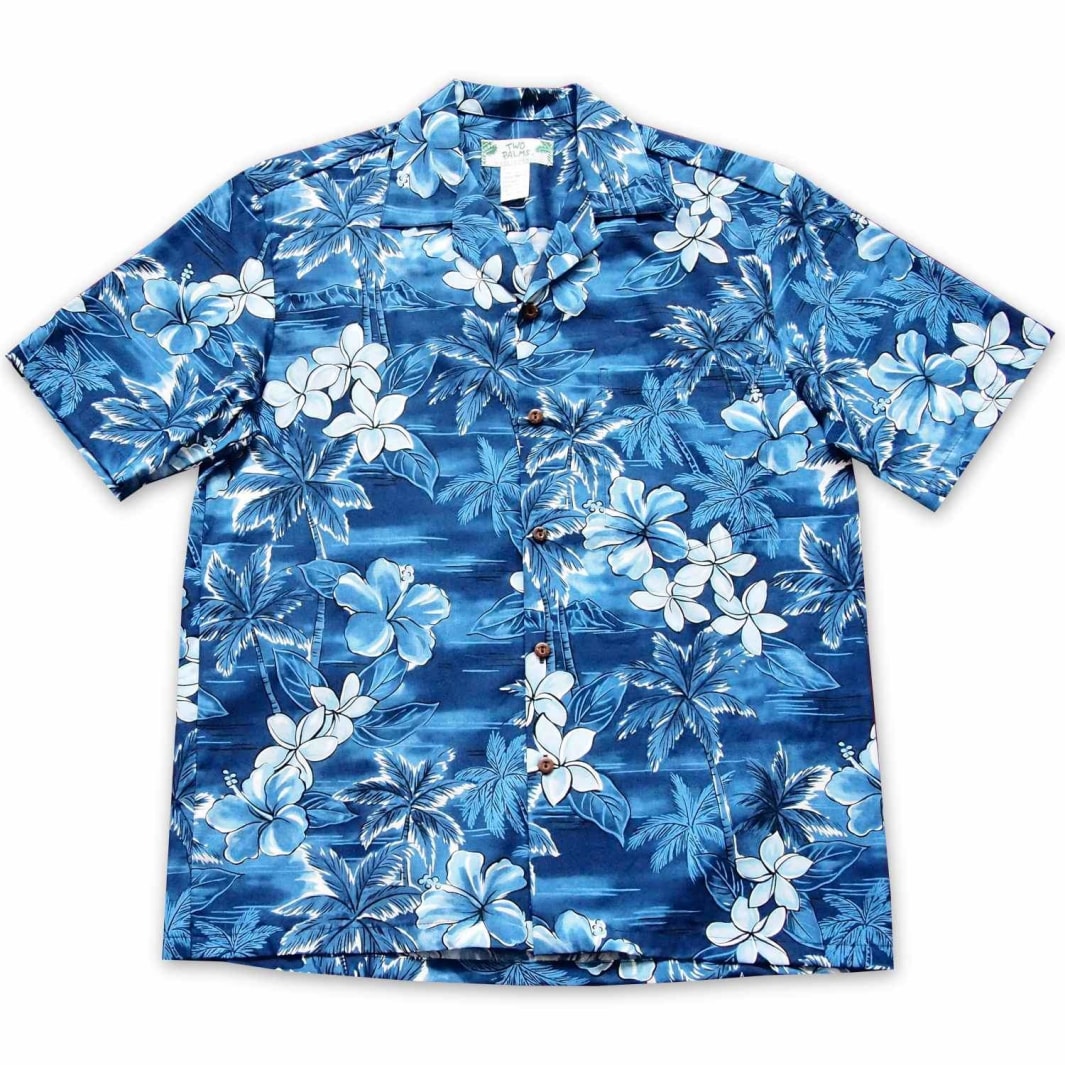 Diamond Head Blue Hawaii Cotton Shirt Ha107989