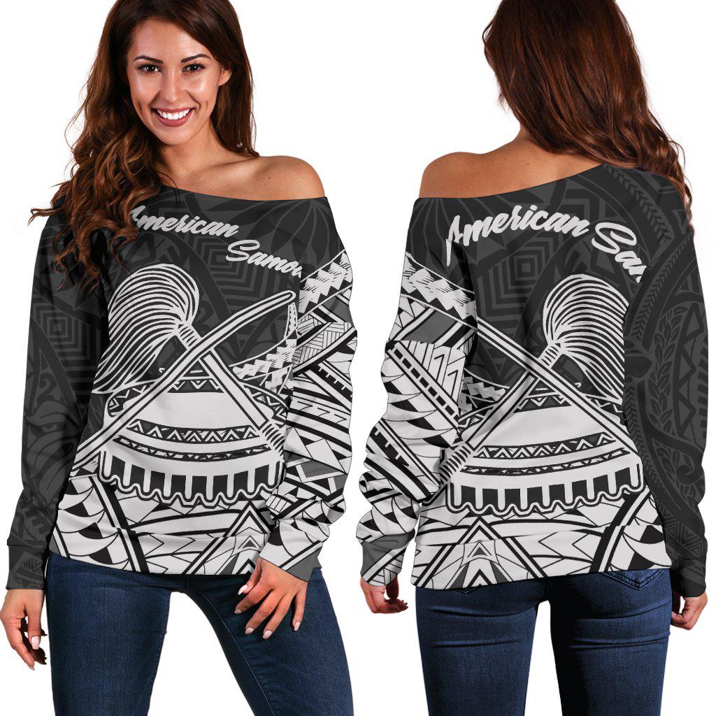 American Samoa T-Shirt – Futiga Polynesian Patterns Shoulder Sweater