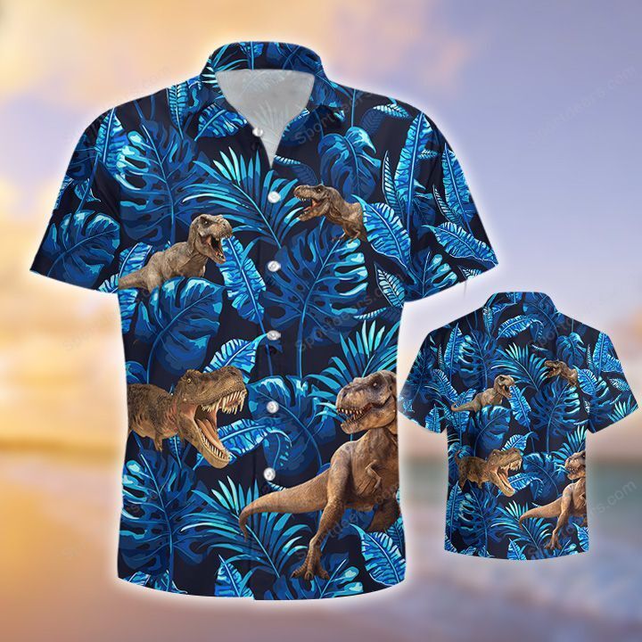 T Rex Tropical Hawaii Summer Hawaii Shirts For Aloha Beach Shirt Ha57595