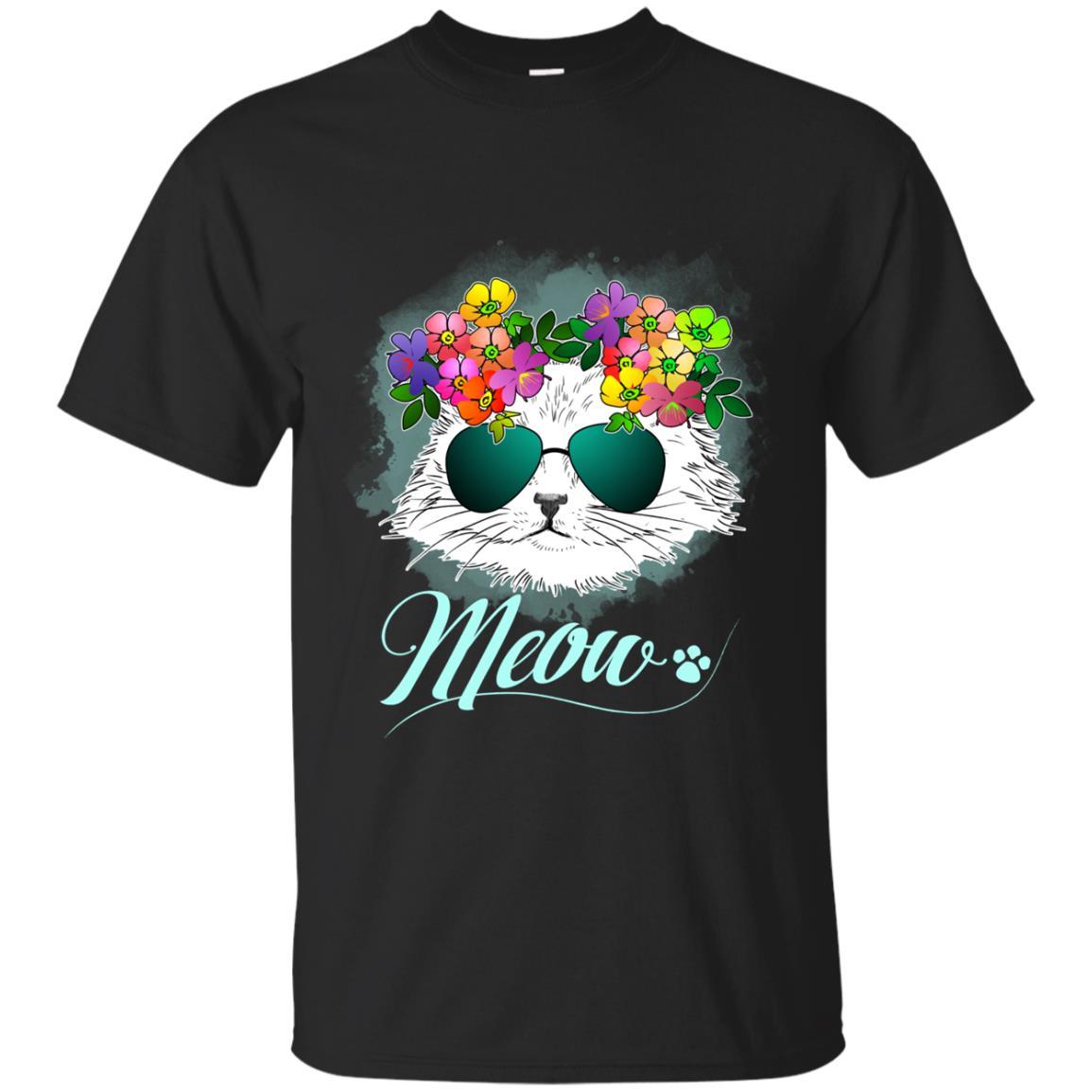 Meow Cat Tshirt For Kitten Lover